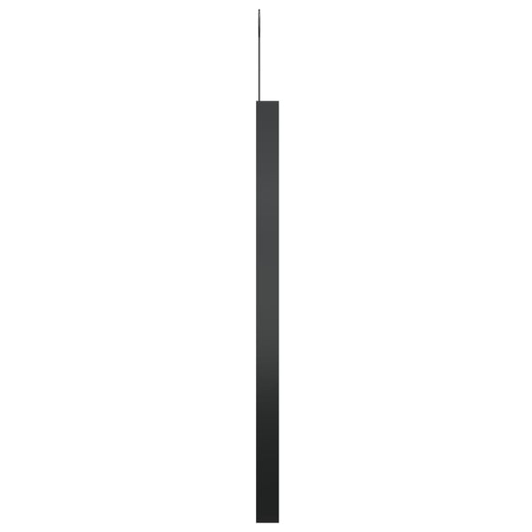 Hängespiegel Schwarz 50 cm mit Haken