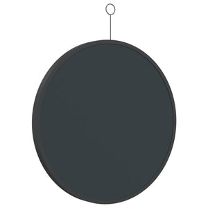 Hängespiegel Schwarz 50 cm mit Haken