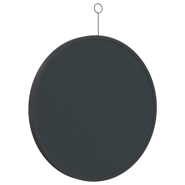 Hängespiegel Schwarz 50 cm mit Haken