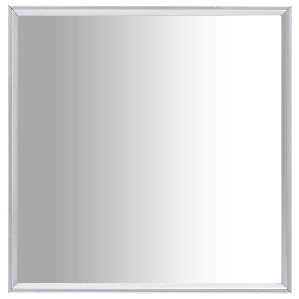 Silberner Spiegel 40x40 cm