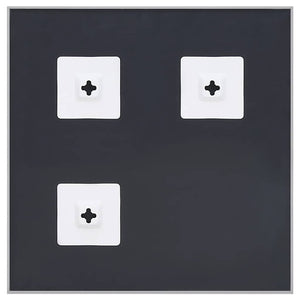 Silberner Spiegel 40x40 cm
