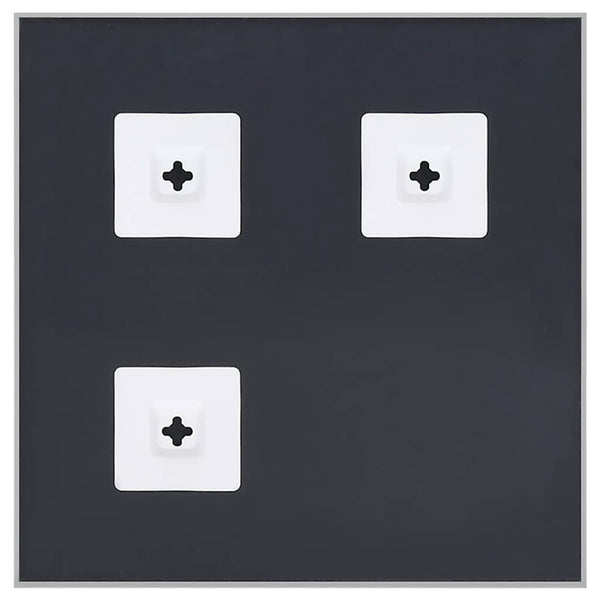 Silberner Spiegel 40x40 cm