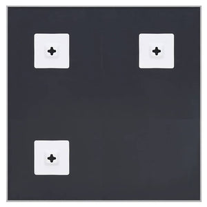 Silberner Spiegel 60x60 cm