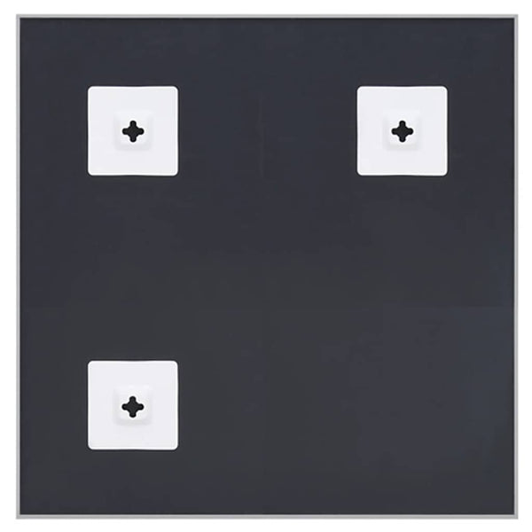 Silberner Spiegel 60x60 cm