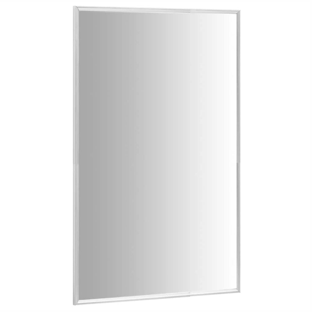 Silberner Spiegel 80x60 cm