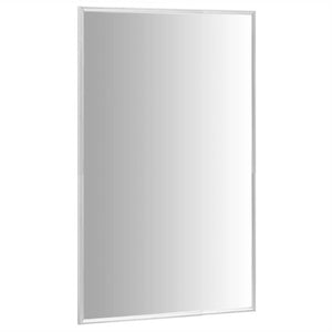 Silberner Spiegel 80x60 cm