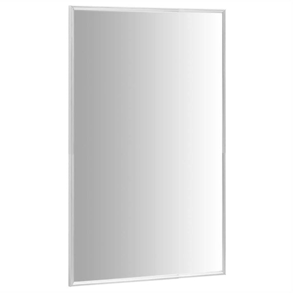 Silberner Spiegel 80x60 cm