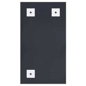 Silberner Spiegel 80x60 cm