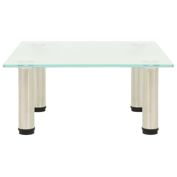 TV-Tisch aus satiniertem Glas, 40 cm