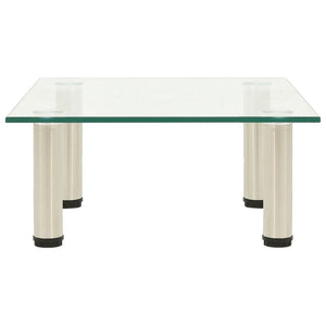 TV-Tisch aus transparentem Hartglas 40x35x17cm