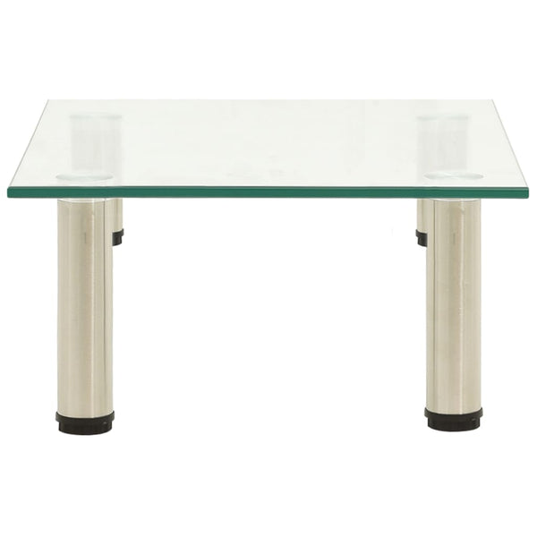 TV-Tisch aus transparentem Hartglas 40x35x17cm