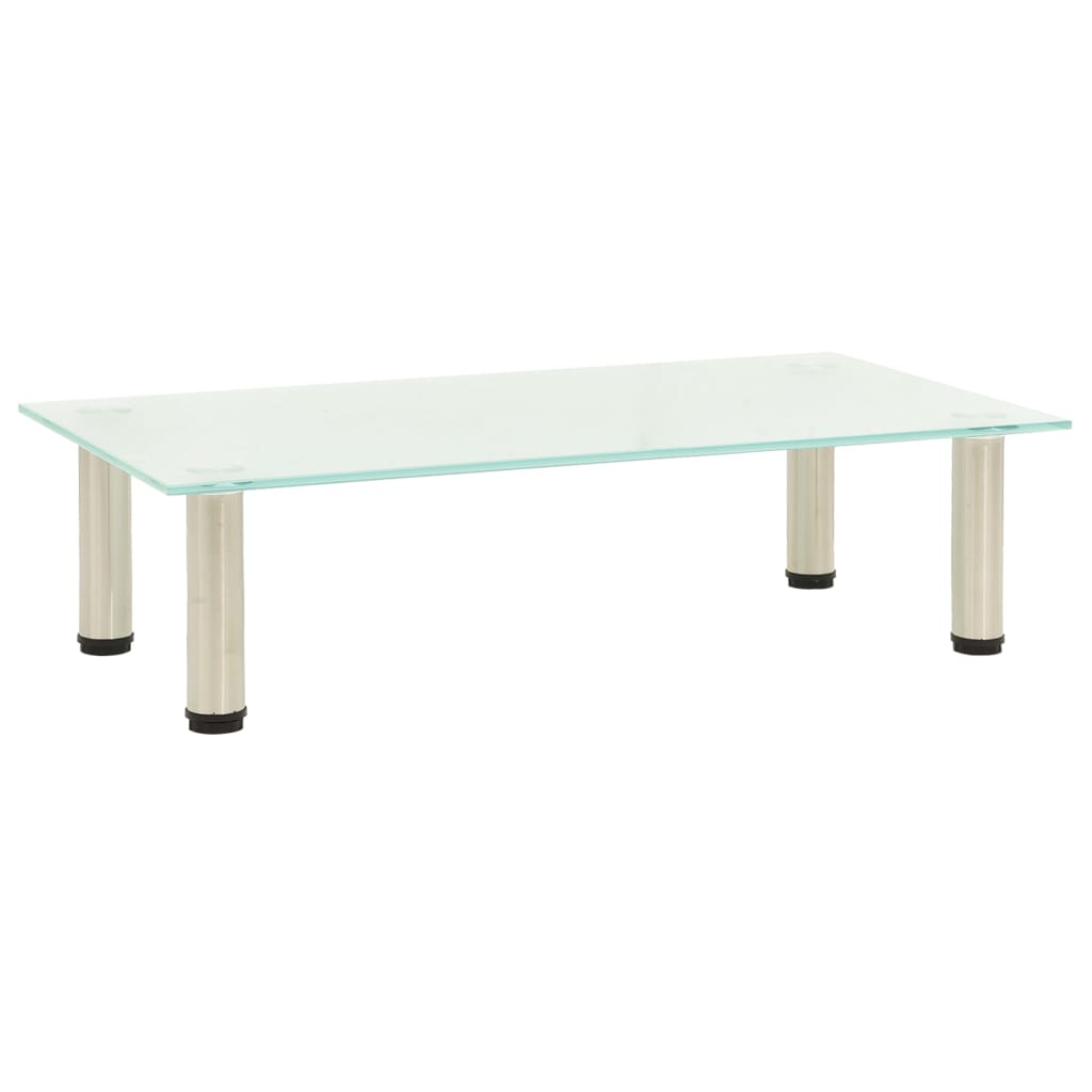 TV-Tisch aus satiniertem Glas, 60 cm