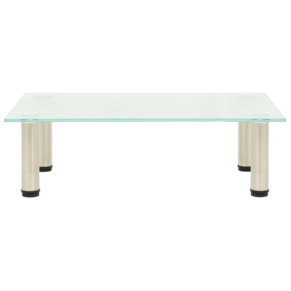 TV-Tisch aus satiniertem Glas, 60 cm
