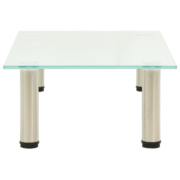 TV-Tisch aus satiniertem Glas, 60 cm
