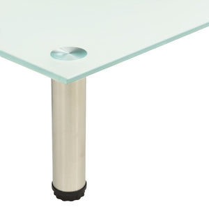 TV-Tisch aus satiniertem Glas, 60 cm