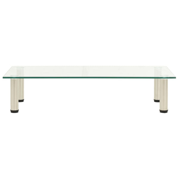 TV Tisch aus Hartglas, 80 cm