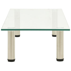 TV Tisch aus Hartglas, 80 cm