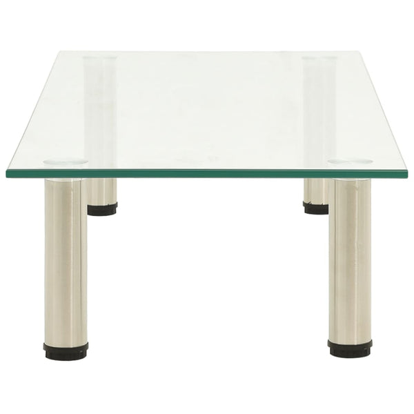 TV Tisch aus Hartglas, 80 cm