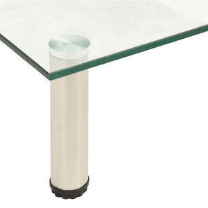TV Tisch aus Hartglas, 80 cm