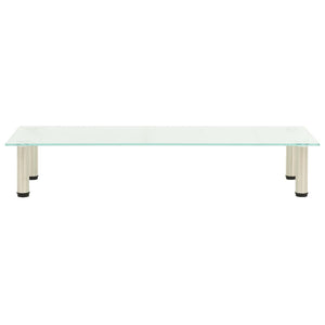 TV-Tisch aus satiniertem Glas, 100 cm