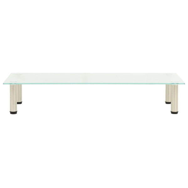 TV-Tisch aus satiniertem Glas, 100 cm