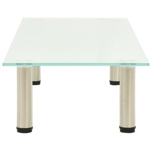 TV-Tisch aus satiniertem Glas, 100 cm