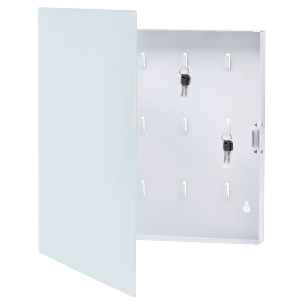 Magnetischer Schlüsselkasten mit Tafel, Schwarz