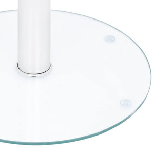 vidaXL Table basse transparente 40 cm en verre trempé