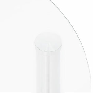 Beistelltisch Transparent Hartglas 38cm