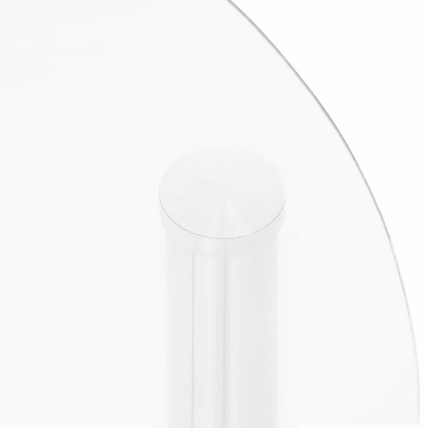 Beistelltisch Transparent Hartglas 38cm