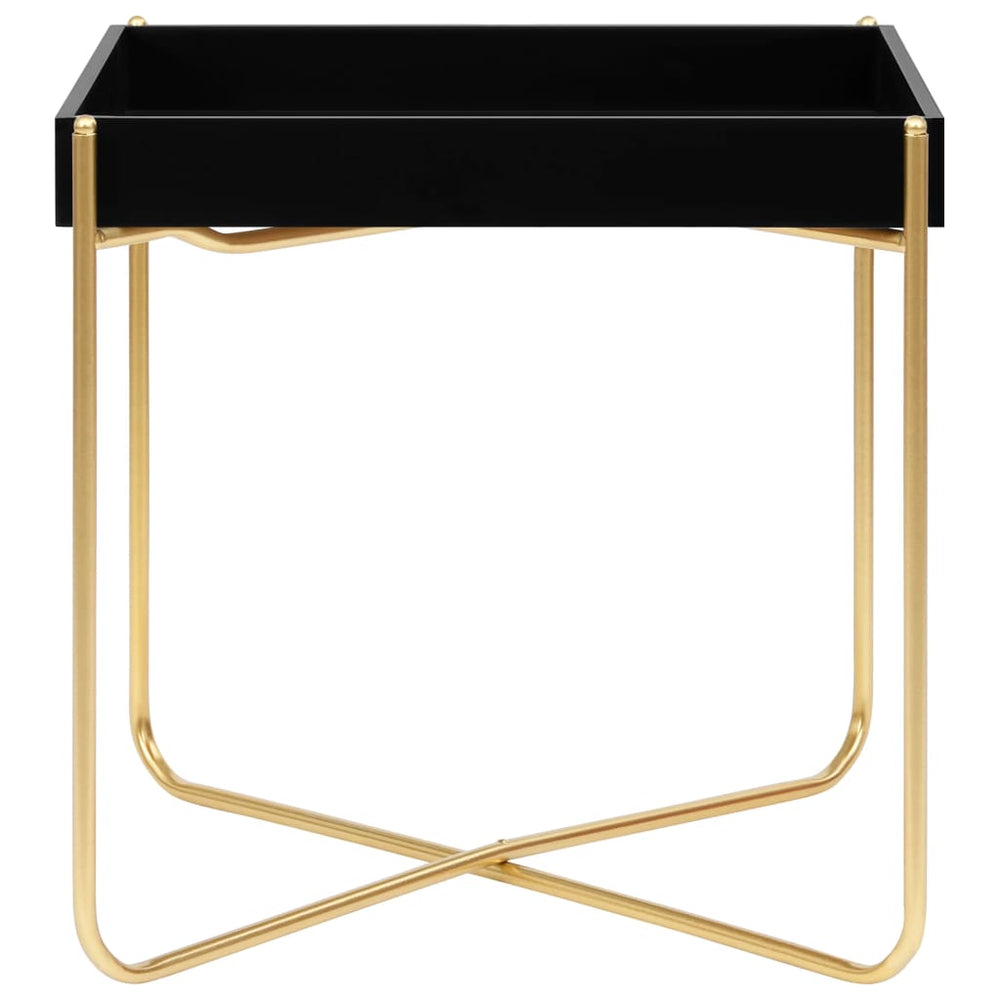 Schwarzer & Goldener Beistelltisch