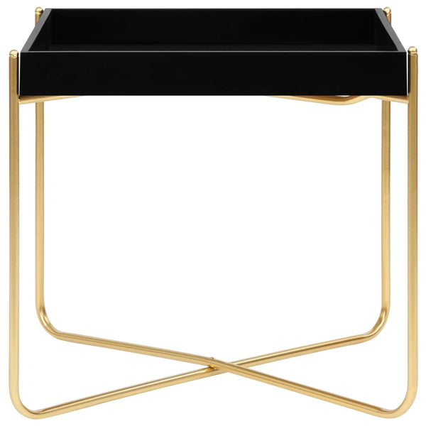 Schwarzer & Goldener Beistelltisch