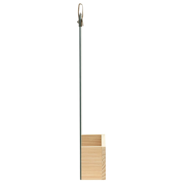 Kiefer Wandspiegel mit Ablage, 23x39,5 cm