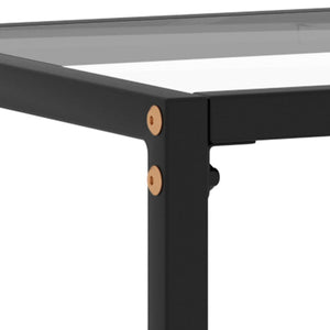 Transparent Konsole Tisch 80cm Hartglas
