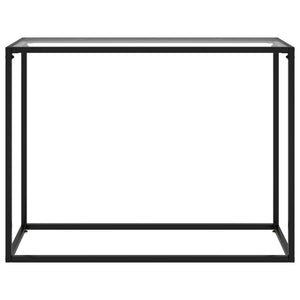 Transparent Konsole Tisch Hartglas 100cm