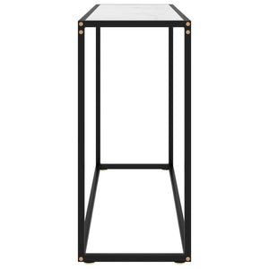 Weißer Konsolentisch aus Glas, 100 cm