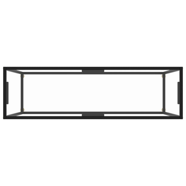 Konsolentisch Transparent Hartglas 120 cm