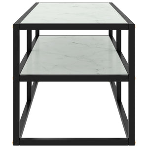 Schwarzer TV-Schrank mit Marmor-Optik