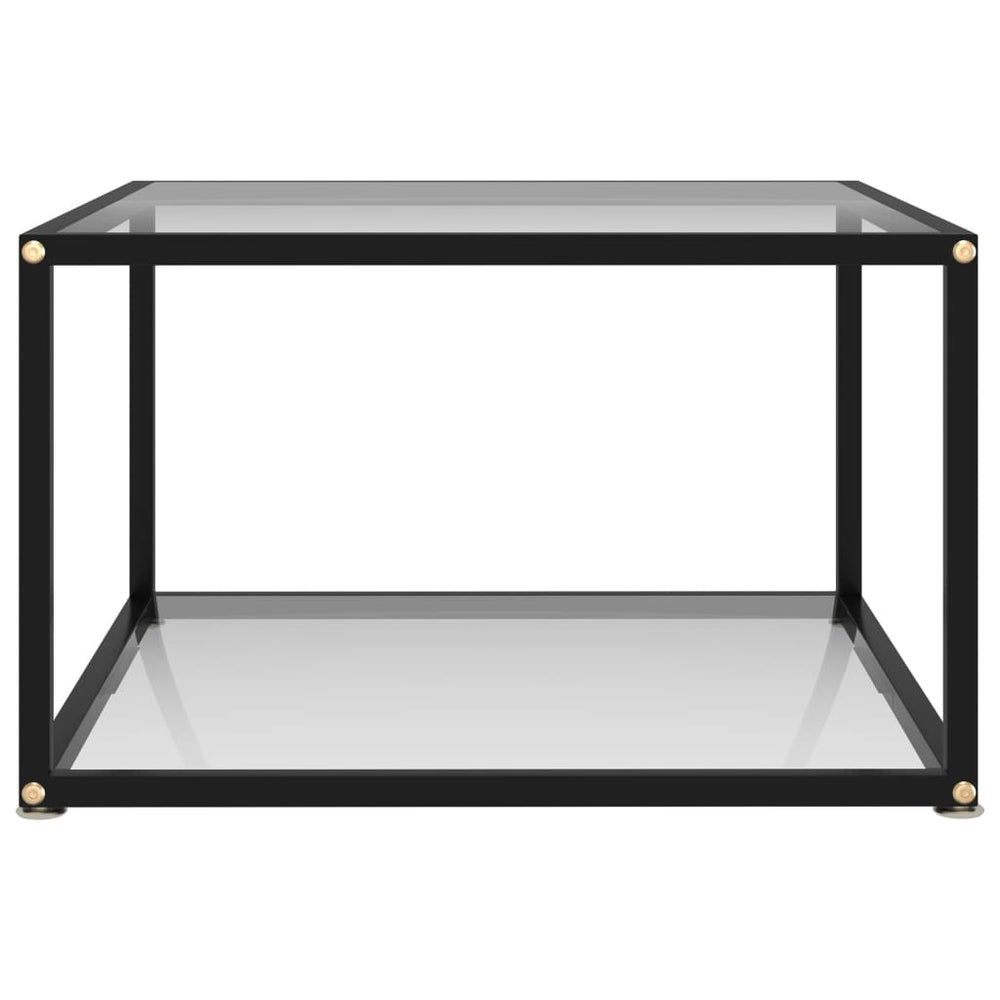 Couchtisch Transparent Hartglas 60x60 cm