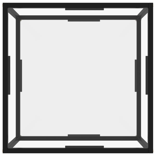 Couchtisch Transparent Hartglas 60x60 cm