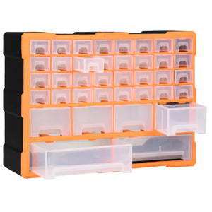 Multi-Schubladen-Organizer mit 38 Schubladen 52x16x37,5 cm
