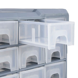 Multi-Schubladen-Organizer mit 38 Schubladen 52x16x37,5 cm