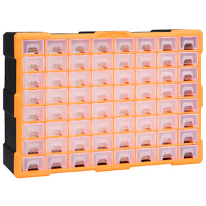 Multi-Schubladen-Organizer mit 64 Schubladen 52x16x37,5 cm