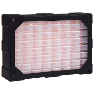 Multi-Schubladen-Organizer mit 64 Schubladen 52x16x37,5 cm
