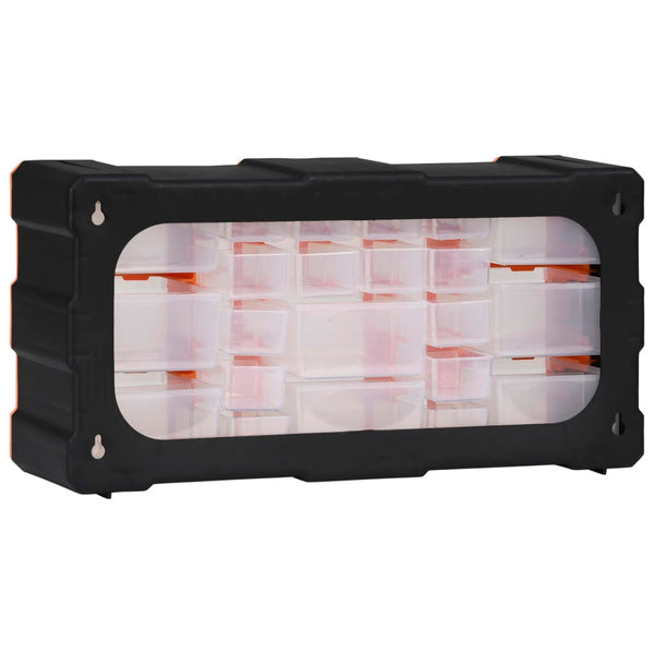 Multi-Schubladen-Organizer mit 22 Schubladen 49x16x25,5 cm