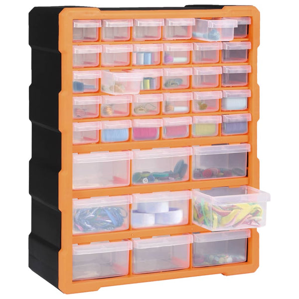 Multi-Schubladen-Organizer mit 39 Schubladen 38x16x47 cm