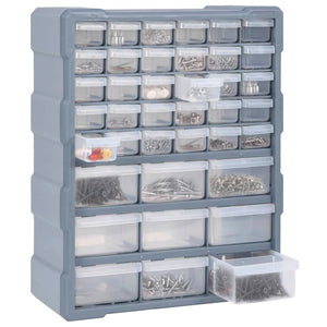 Multi-Schubladen-Organizer mit 39 Schubladen 38x16x47 cm