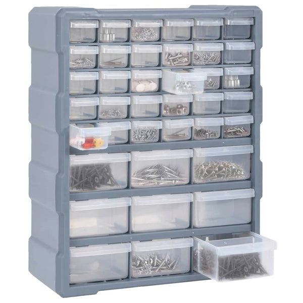 Multi-Schubladen-Organizer mit 39 Schubladen 38x16x47 cm
