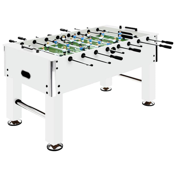 Weißer Stahl-Kickertisch (140cm)
