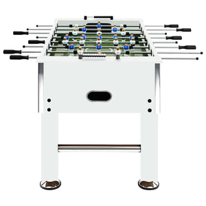 Weißer Stahl-Kickertisch (140cm)